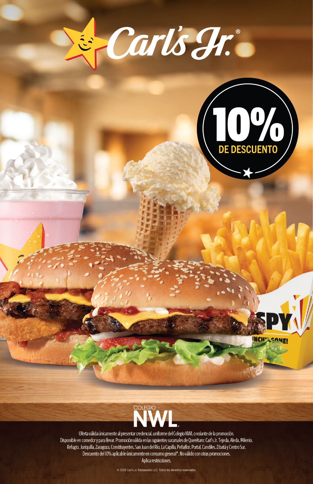 Carl's Jr. promotion, NWL community
