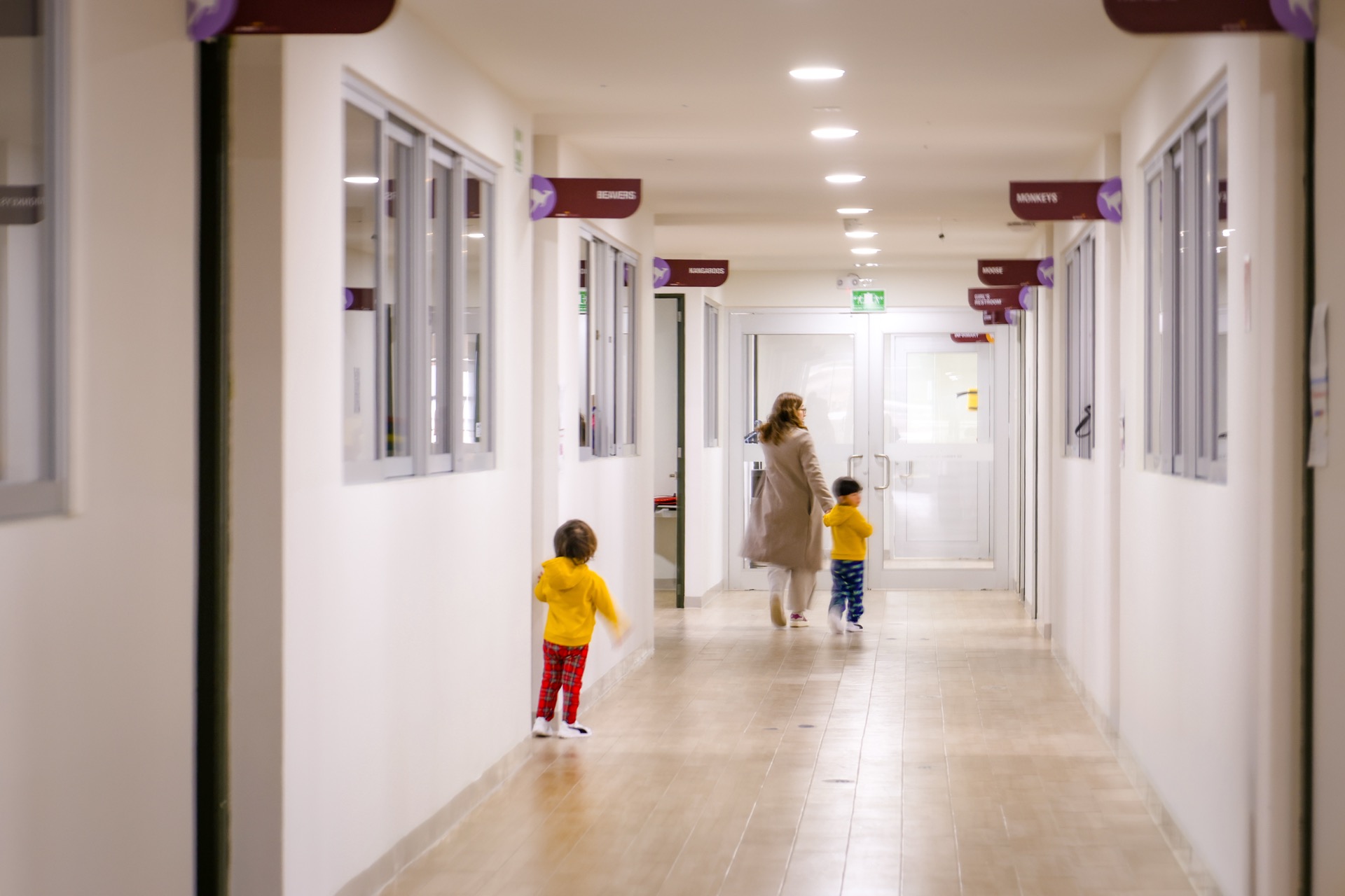 Campus Hallway
