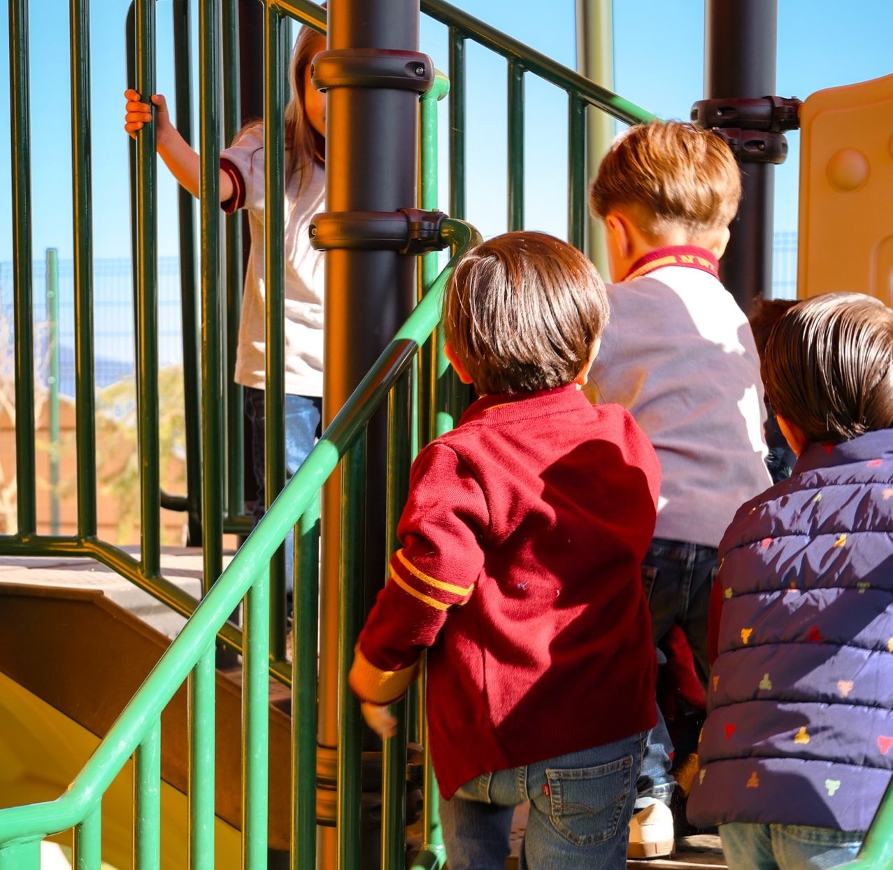 Newland Kinder outdoor playground and play area