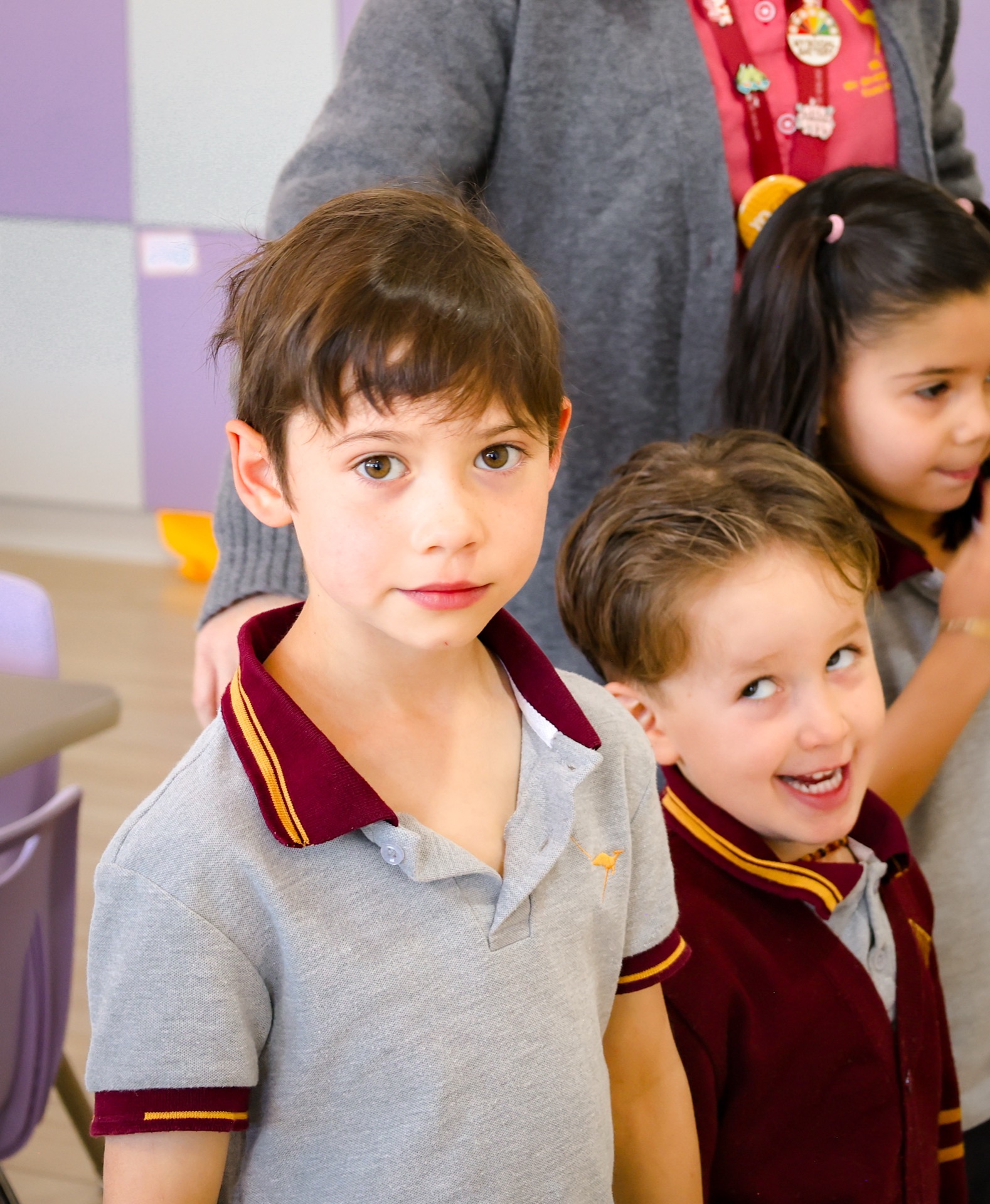 Newland Kinder students in bilingual classroom session