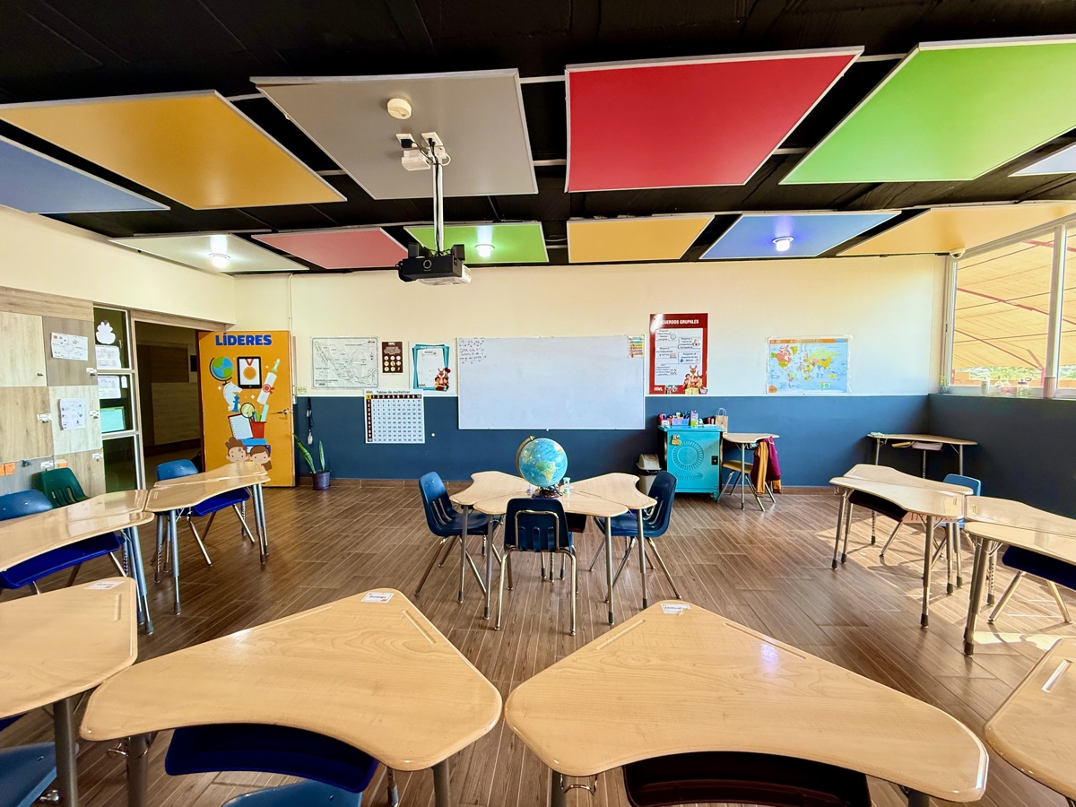 Newland Elementary classroom at San Miguel de Allende campus