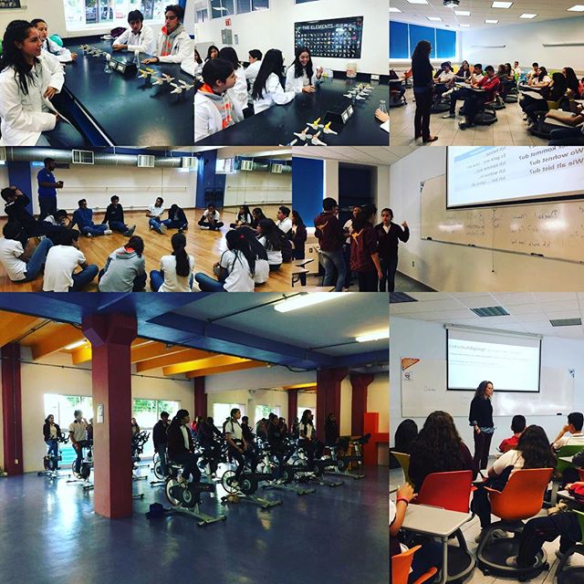 visita a la Prepa TEC ñMuy felices!