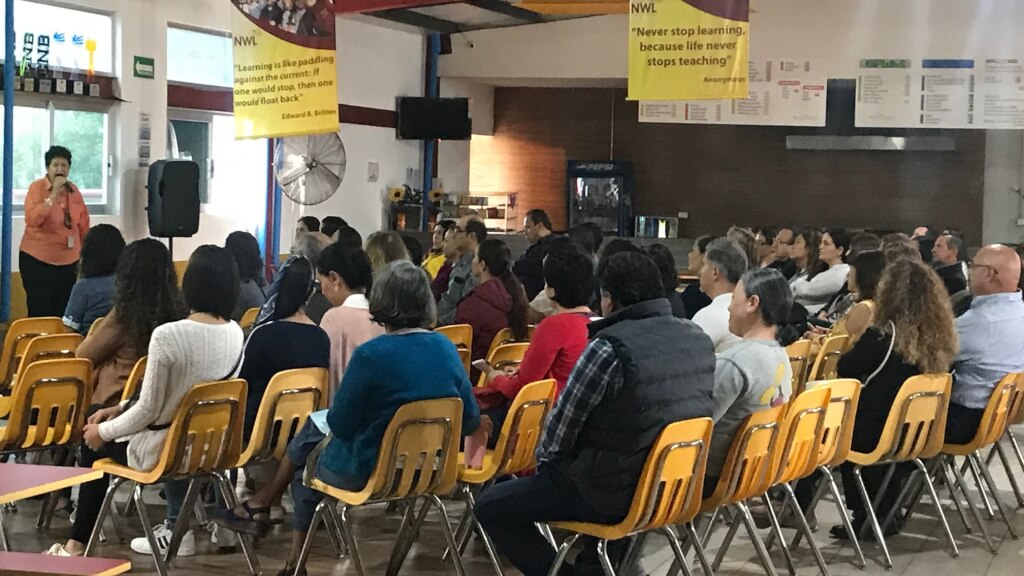 Junta de bienvenida Secundaria