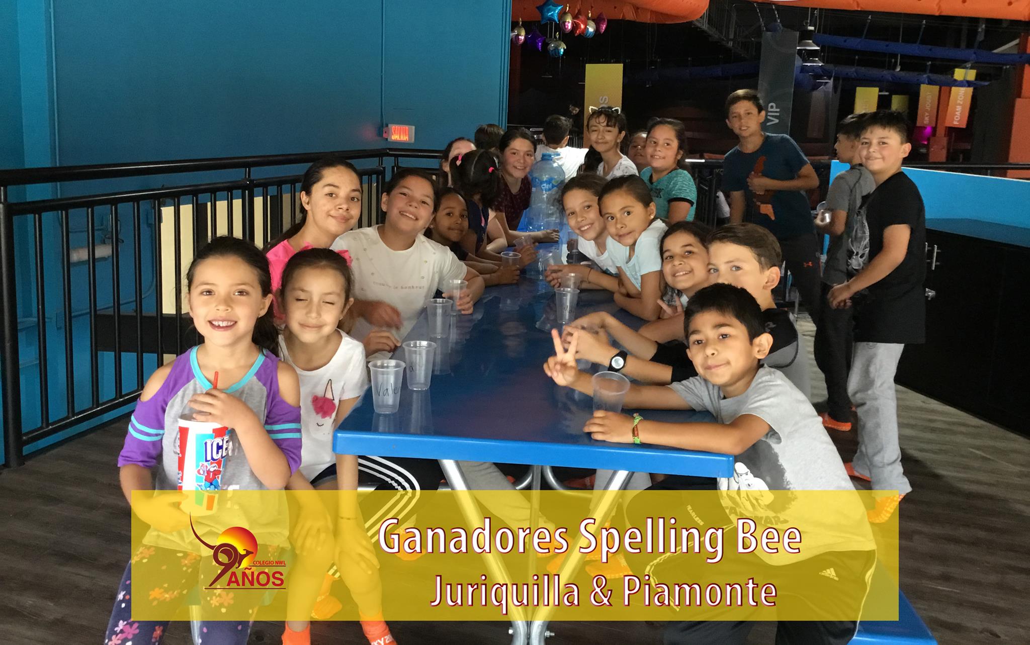 Ganadores Spelling Bee Piamonte & Juriquilla