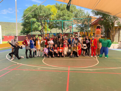 Festejo de Halloween y día de muertos